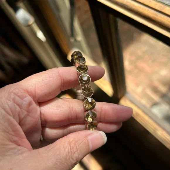Plunder Bracelet with Yellow Topaz Colored Crystals - Picture 6 of 6